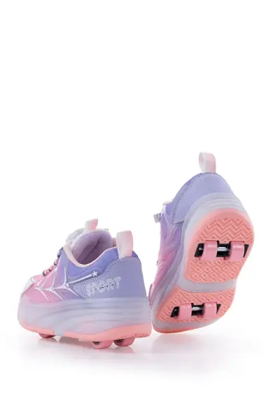 1801 Patenli Spor Ayakkabı P. Pembe - 26