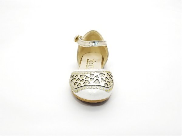 Kız Çocuk Kalpli Abiye Ayakkabı (26-30 Numara Aralığı) V.20P 26 - ALTIN