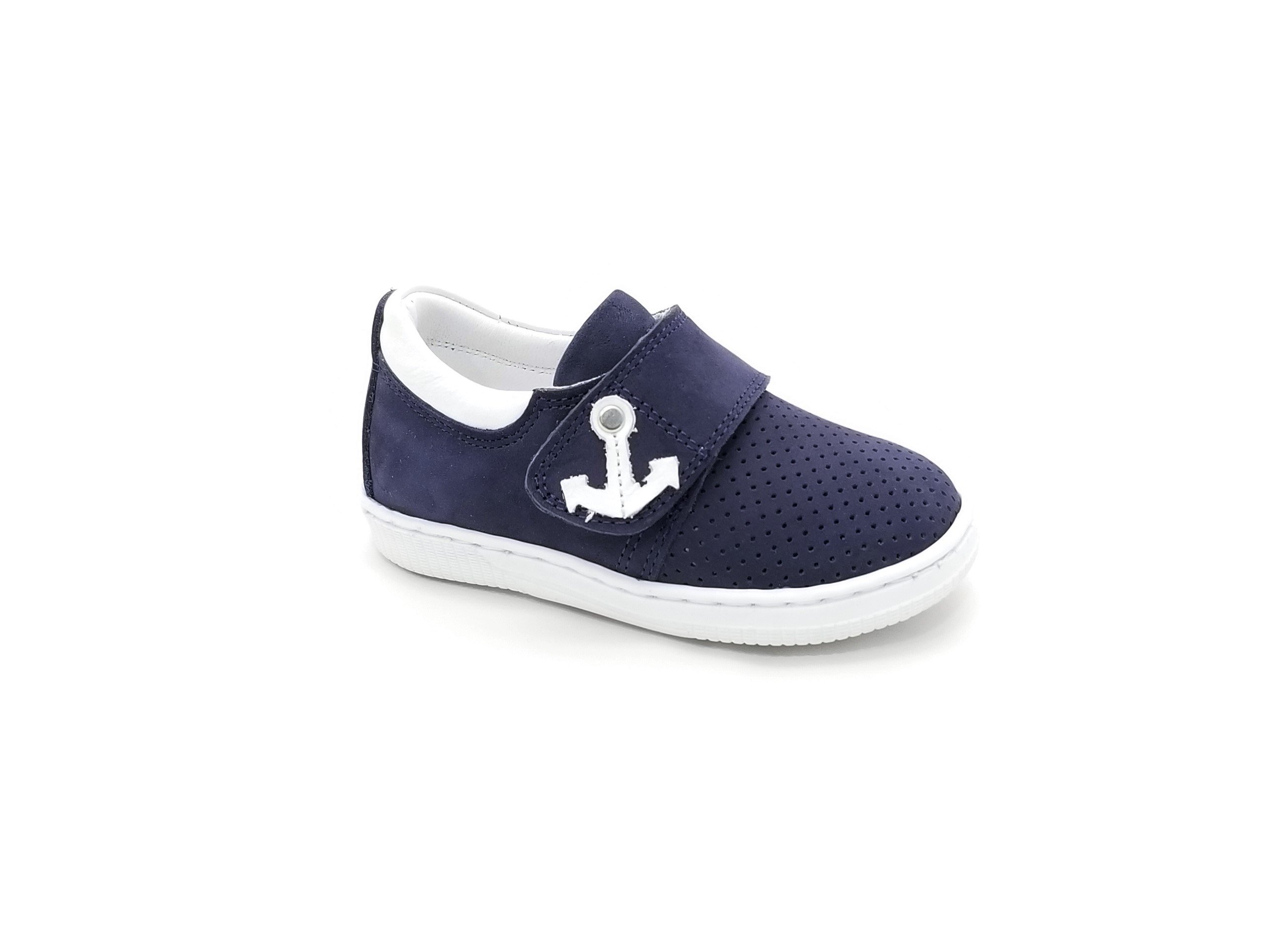 Hakiki Deri Erkek Çocuk Çapalı Ayakkabı 109 (21-25 Numara aralığı) 21 - Lacivert