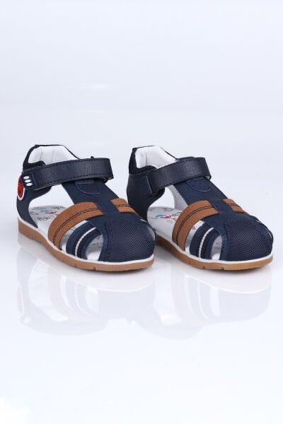 6500 Sandalet B. LACİVERT-TABA - 24