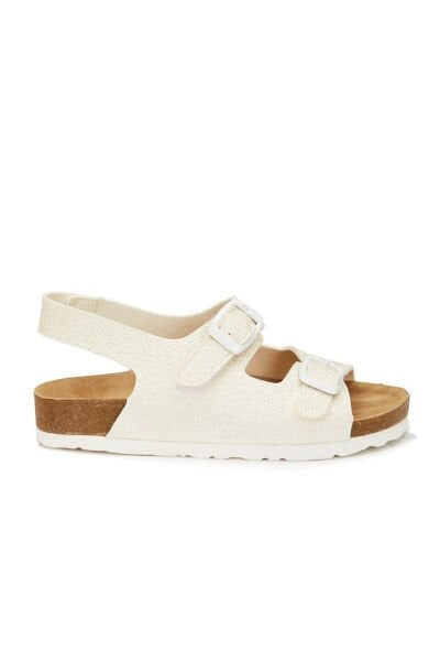 Kız Çocuk Last Simli Sandalet 321.F21Y.364 Pudra - 32