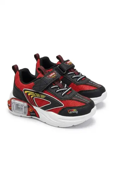 P.2440 Racing Arabalı Çocuk Spor Ayakkabı Kırmızı - 27