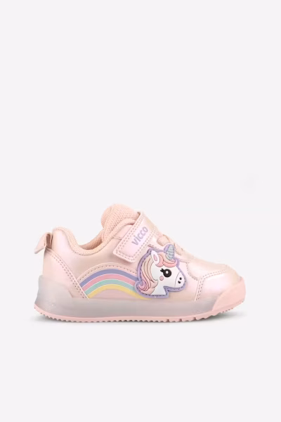 346.P26K.148 Nika Kız Çocuk Hafif Sneaker Ayakkabı P. Pudra - 29