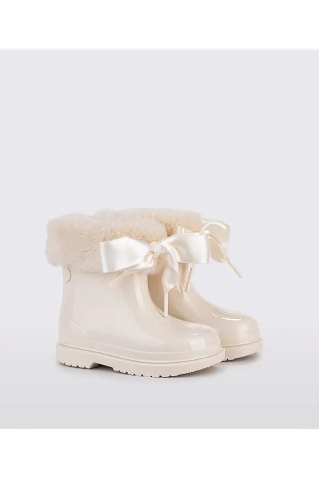 Bimbi Soft Borrego Kürklü Kız Çocuk Yağmur Çizmesi Nacar - 25