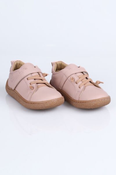 4004 Hakiki Deri Barefoot Ayakkabı B. Pudra - 25
