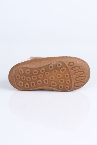 3004 Hakiki Deri Barefoot Ayakkabı B. Pudra - 24