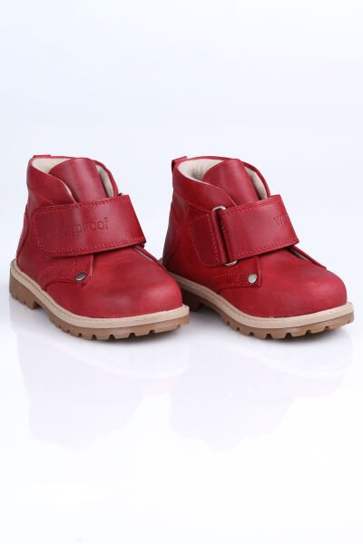 Hakiki Deri Waterproof Bot B. Kırmızı - 23