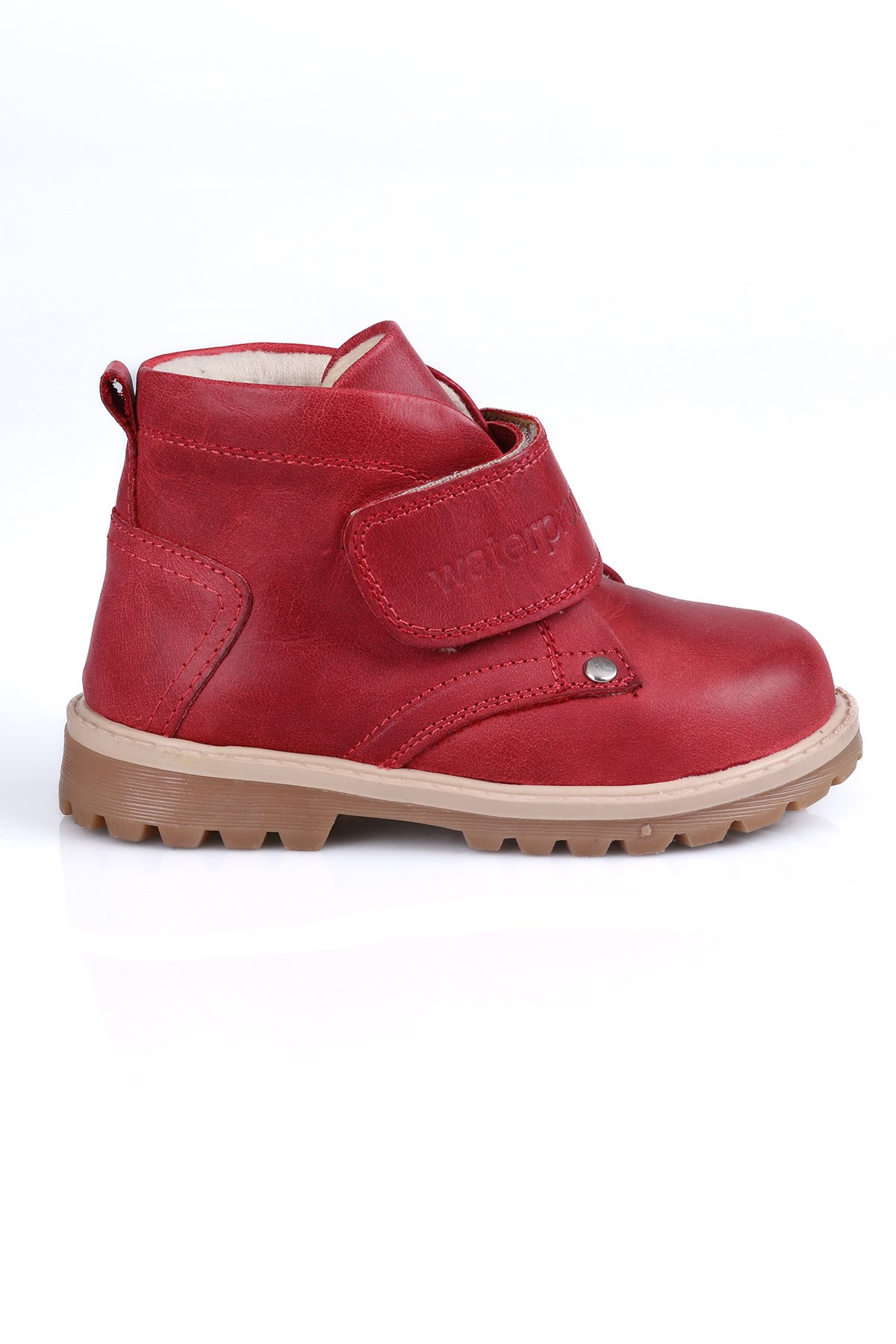 Hakiki Deri Waterproof Bot B. Kırmızı - 23