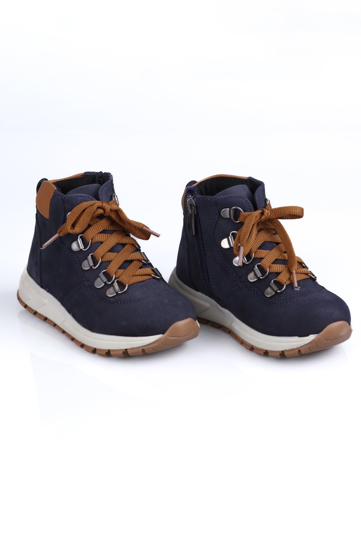 Hakiki Deri Bağcık Fermuarlı Bot P.