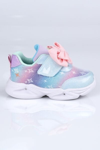 C.24002 Işıklı Fiyonklu Spor Ayakkabı B.