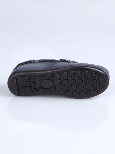 LF01 Hakiki Deri Loafer Ayakkabı B.P.F. Gri - 28