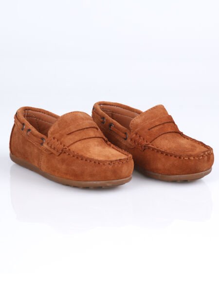 LF01 Hakiki Deri Loafer Ayakkabı B.P.F. Taba - 28