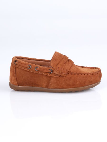 LF01 Hakiki Deri Loafer Ayakkabı B.P.F. Taba - 34