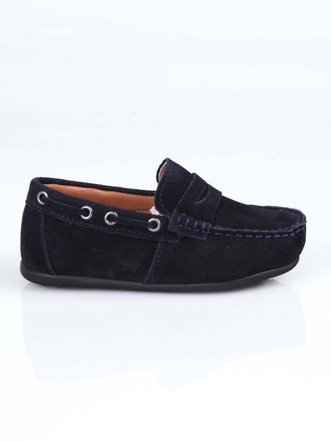 LF01 Hakiki Deri Loafer Ayakkabı B.P.F. Lacivert - 31