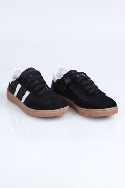 5085 Hakiki Deri fermuarlı Spor Ayakkabı F.