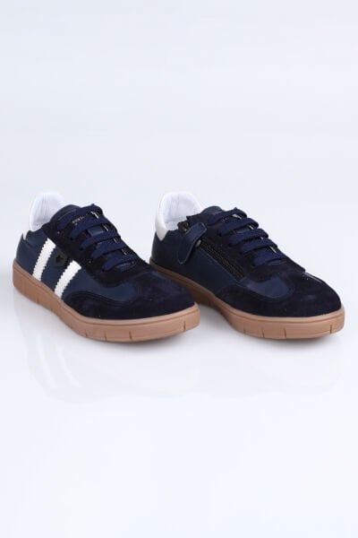 5085 Hakiki Deri fermuarlı Spor Ayakkabı F.