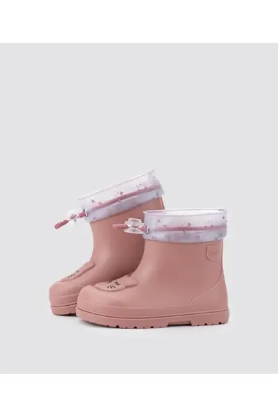 Mendi Gato Çocuk Yağmur Çizmesi ROSE - 25