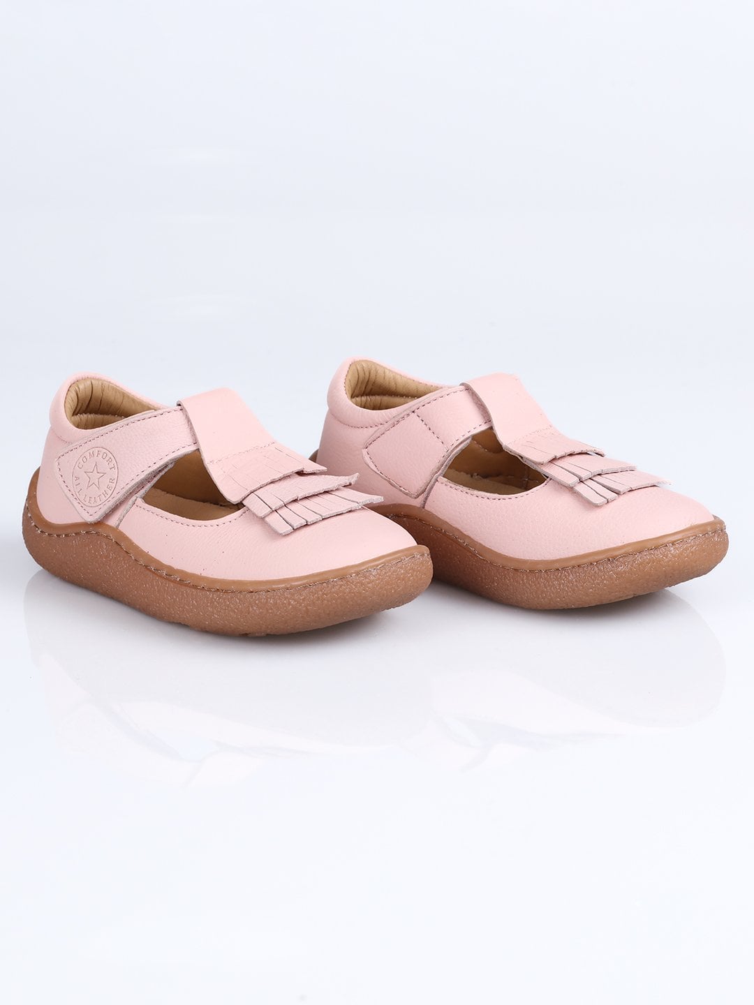 CMP510 Hakiki Deri Barefoot Babet Pudra - 26