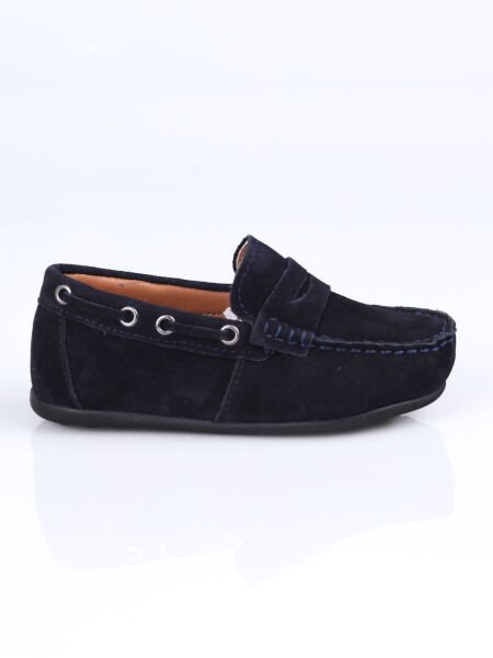LF01 Hakiki Deri Loafer Ayakkabı B.P.F. Lacivert - 36