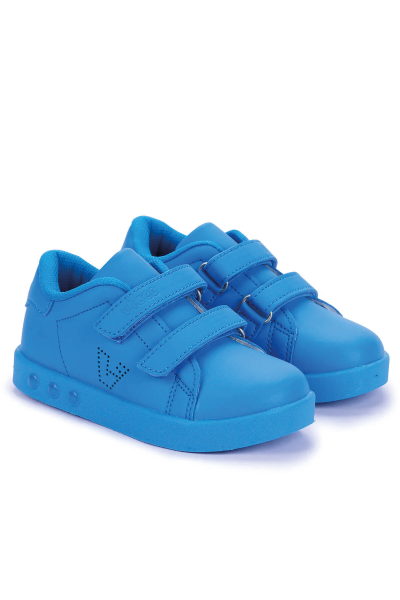 Unisex Çocuk OYO Işıklı Spor Ayakkabı (19-21 Numara Aralığı) Saks Mavi - 20