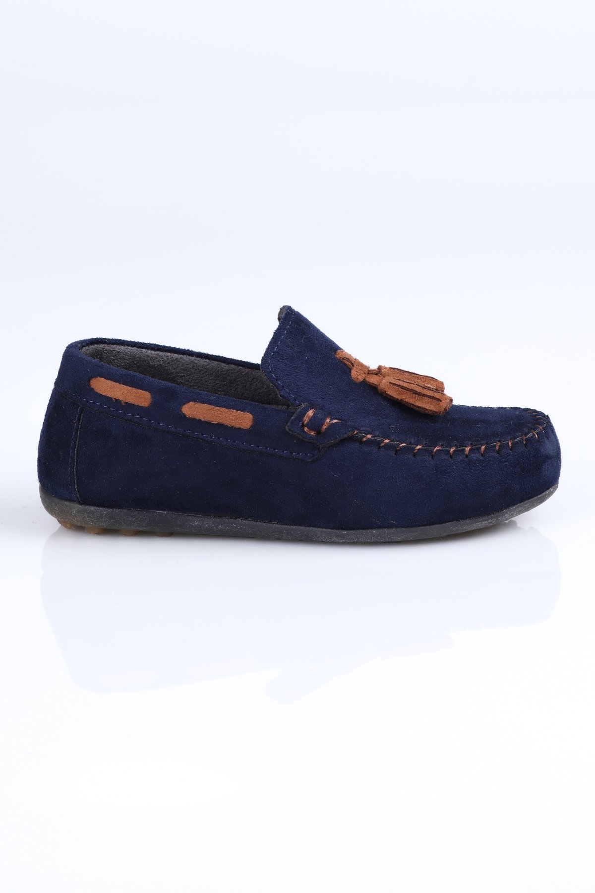 K.700 Loafer Ayakkabı P. LACİVERT-TABA - 26