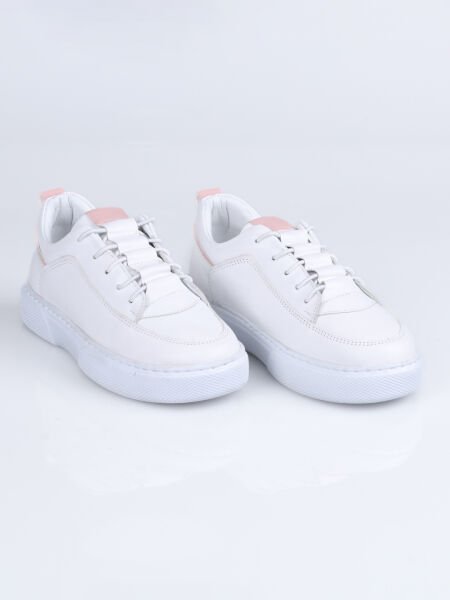 2409 Hakiki Deri Lastikli Spor Ayakkabı F.