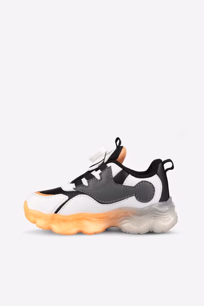 346.B26K.139 Tami Erkek Çocuk Işıklı Sneaker Spor Ayakkabı B. Siyah - 23