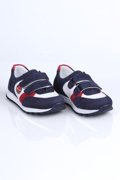 Hakiki Deri Original Brand P. Lacivert-Beyaz - 27