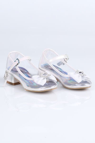 H.05 Şeffaf Topuklu Abiye Ayakkabı