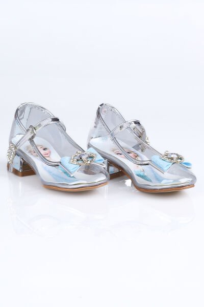 H.05 Şeffaf Topuklu Abiye Ayakkabı