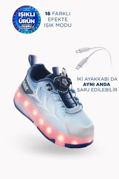 1801 Patenli Spor Ayakkabı P. Lacivert - 29