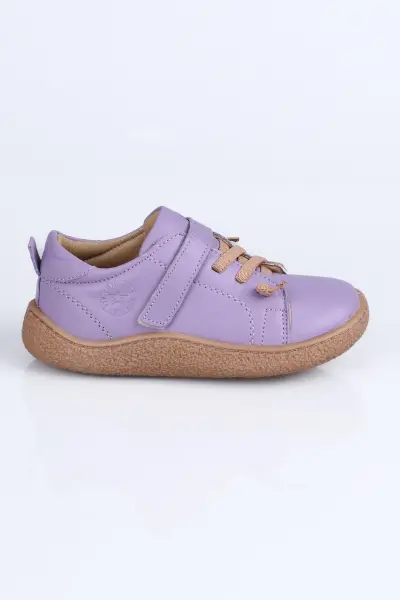 4004 Hakiki Deri Barefoot Ayakkabı P. Lila - 31