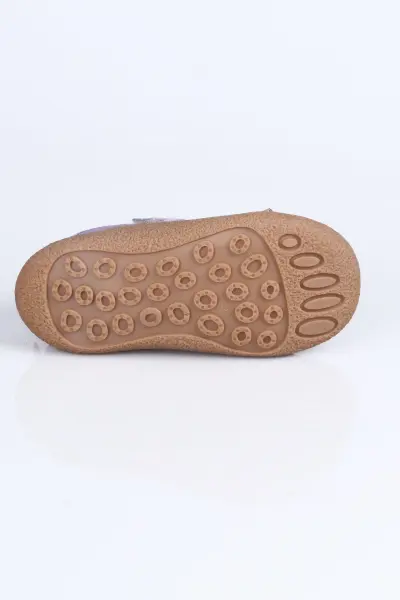 4004 Hakiki Deri Barefoot Ayakkabı P. Lila - 31