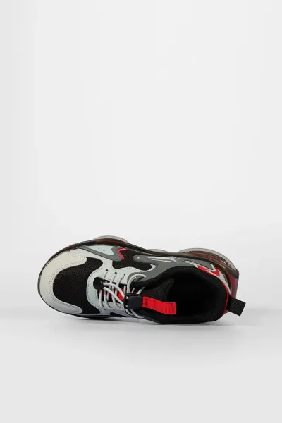 346.P23Y.168 Mask Spor Ayakkabı P. Siyah - 26