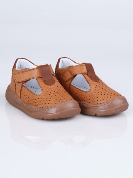 S.012 Hakiki Deri Direkli Sandalet İ.B.