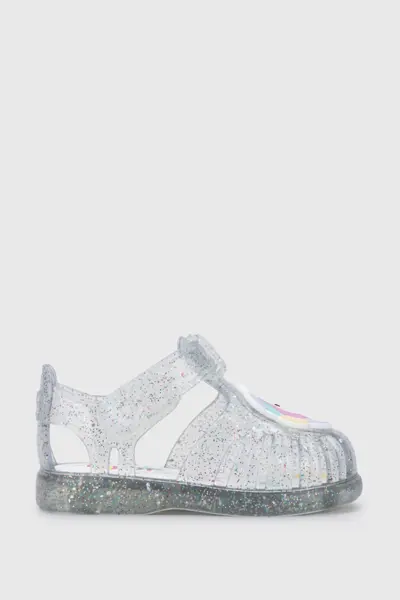 Tobby Unicornio Çocuk Şeffaf Simli Sandalet TR.Transp. Multı Glitter - 24