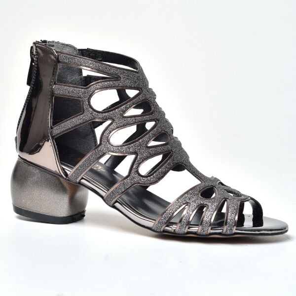 AB13 Fermuarlı Topuklu Ayakkabı