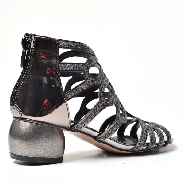 AB13 Fermuarlı Topuklu Ayakkabı