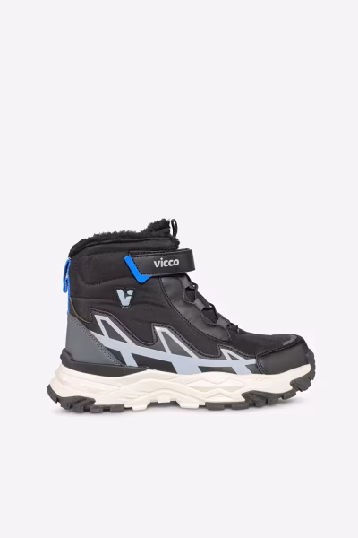 946.F26K.248 Saturn Kürklü Outdoor Çocuk Botu Siyah - 33