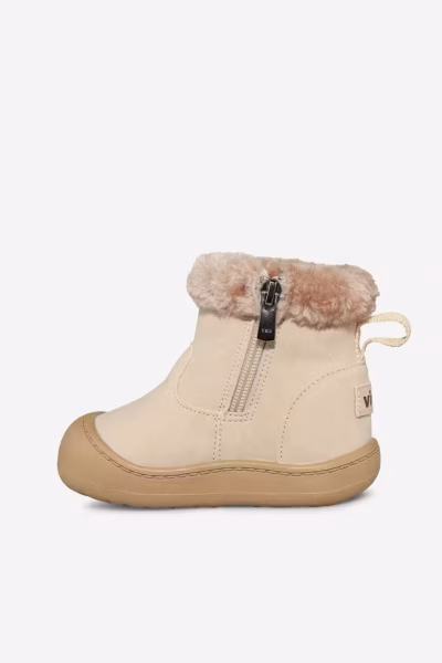 946.E26K.260 Winter Kürklü Kız Bebek & Çocuk Botu Bej - 21