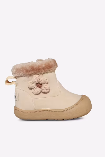 946.B26K.260 Winter Kürklü Kız Bebek & Çocuk Botu Bej - 25