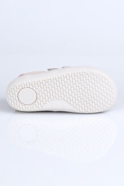 K.5000 BareFoot Hakiki Deri Spor Ayakkabı F. Bej-Pudra - 32