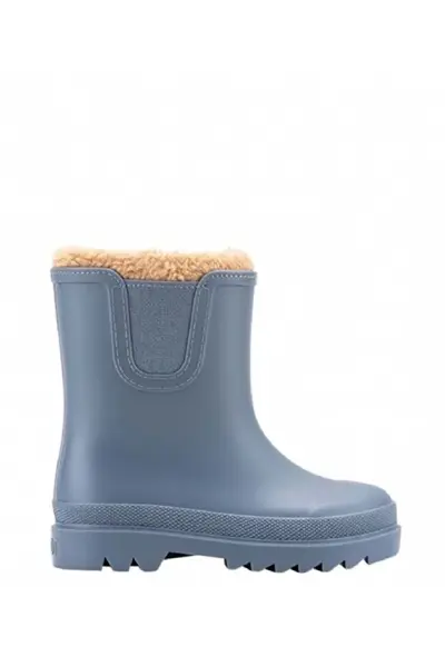 Tokio Borreguito İçi Kürklü Çocuk Yağmur Çizmesi Azul - 33