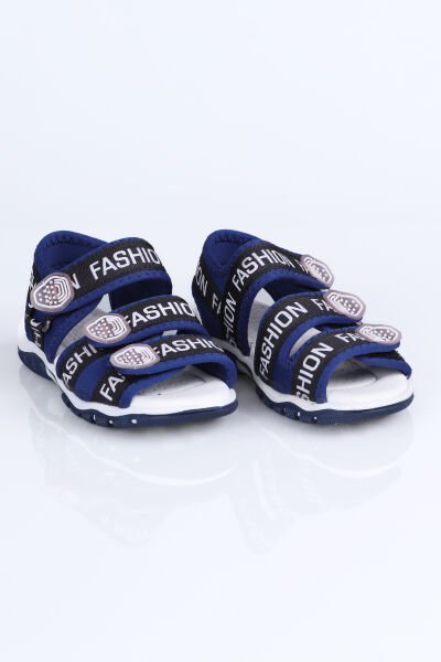 3 Bant Fashion Sandalet F. Lacivert - 34