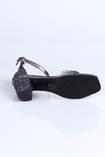 K.06 Taşlı Topuklu Ayakkabı F.