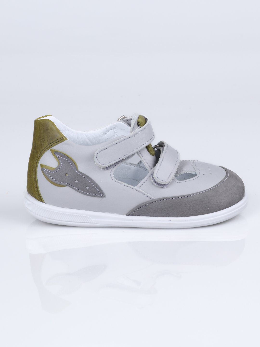 6668 Hakiki Deri Sandalet B.