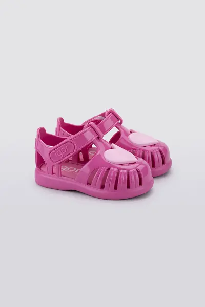 Tobby Gloss Love Çocuk Sandaleti Fucsıa - 28