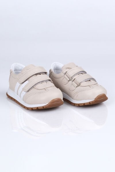 600 Hakiki Deri Spor Ayakkabı  (21-25 Numara Aralığı) Bej - 23