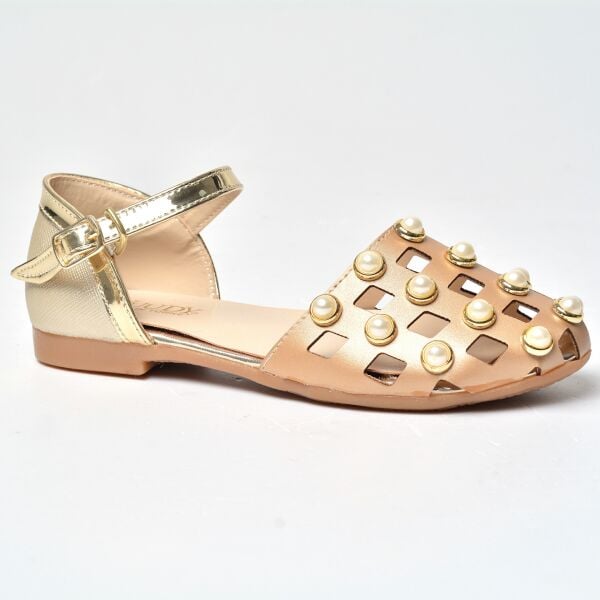 Kız Çocuk İncili Abiye Ayakkabı (26-30 Numara Aralığı) V.02P