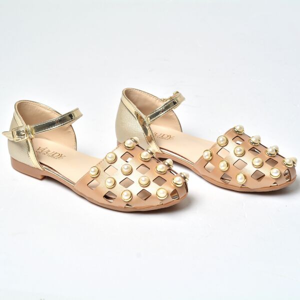 Kız Çocuk İncili Abiye Ayakkabı (26-30 Numara Aralığı) V.02P